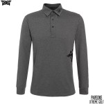 PXG 7종 남성 허리라인 긴팔 카라 티셔츠